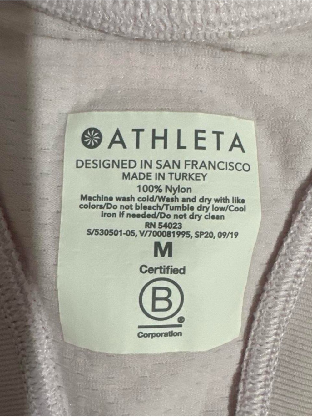 Athleta Light Pink Racerback Tank - Picture 2 of 3